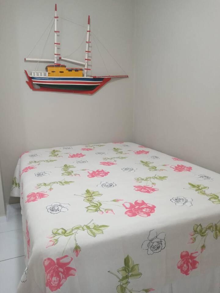Apartamento completo na calçada da praia Appartement Guarujá Buitenkant foto